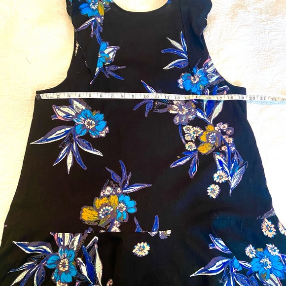 Free People Dress, Sleeveless, Black Floral, Medium, NWOT - Picture 4 of 6